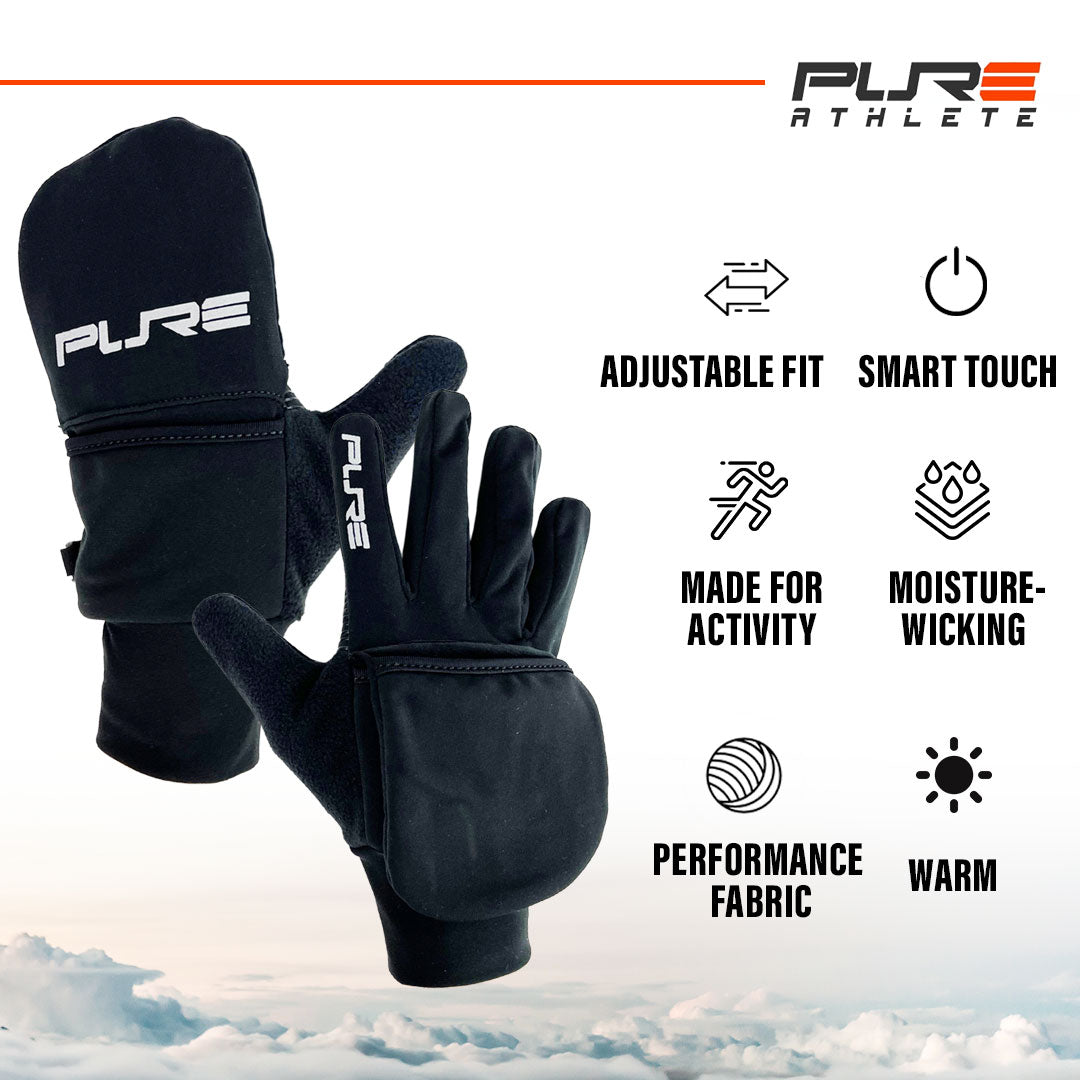 Convertible Running Gloves/Mittens