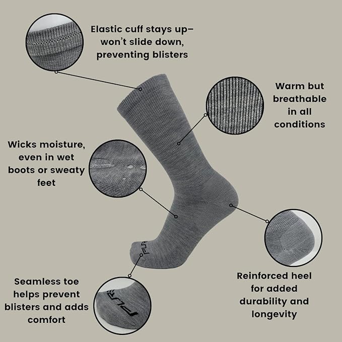 Alpaca Wool Mini-Crew Running Socks