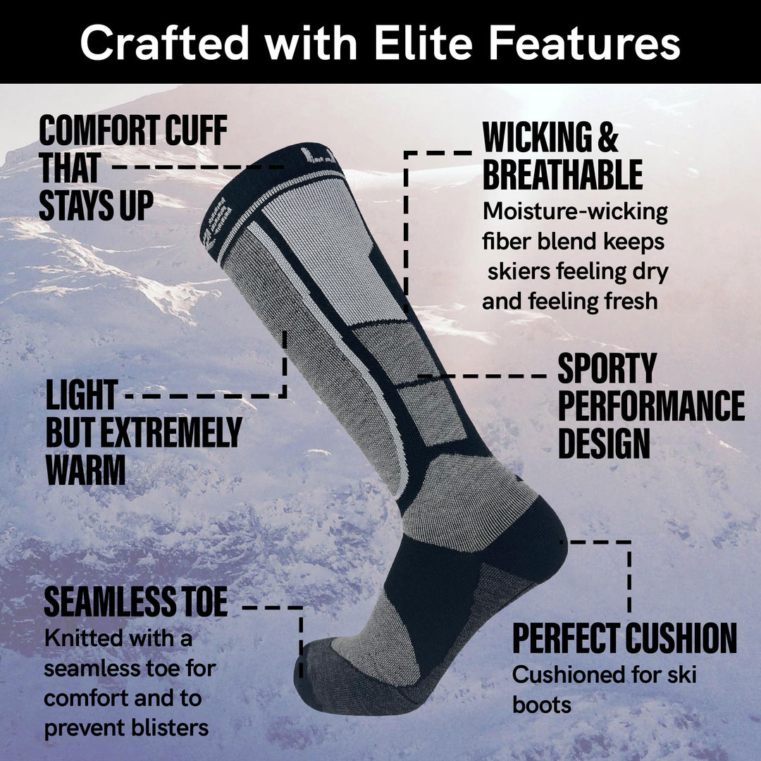USA Made Ski Socks for Men and Women