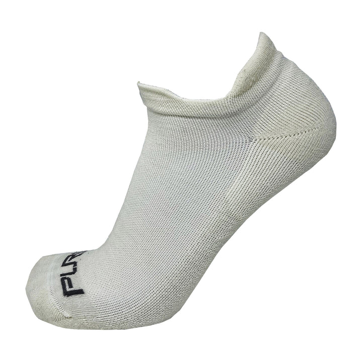 Alpaca Wool No Show Running Socks in Cream