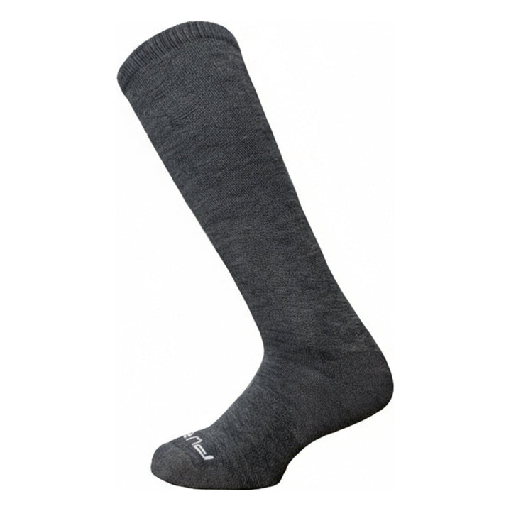 Solid Alpaca Wool Ski Socks in Charcoal