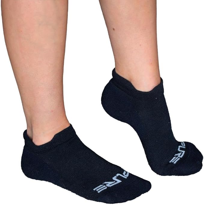 Pure Athlete Alpaca Wool No Show Running Socks