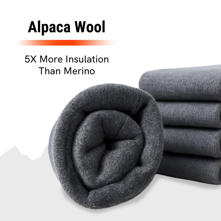 Alpaca Wool Ski Socks for Men and Women
