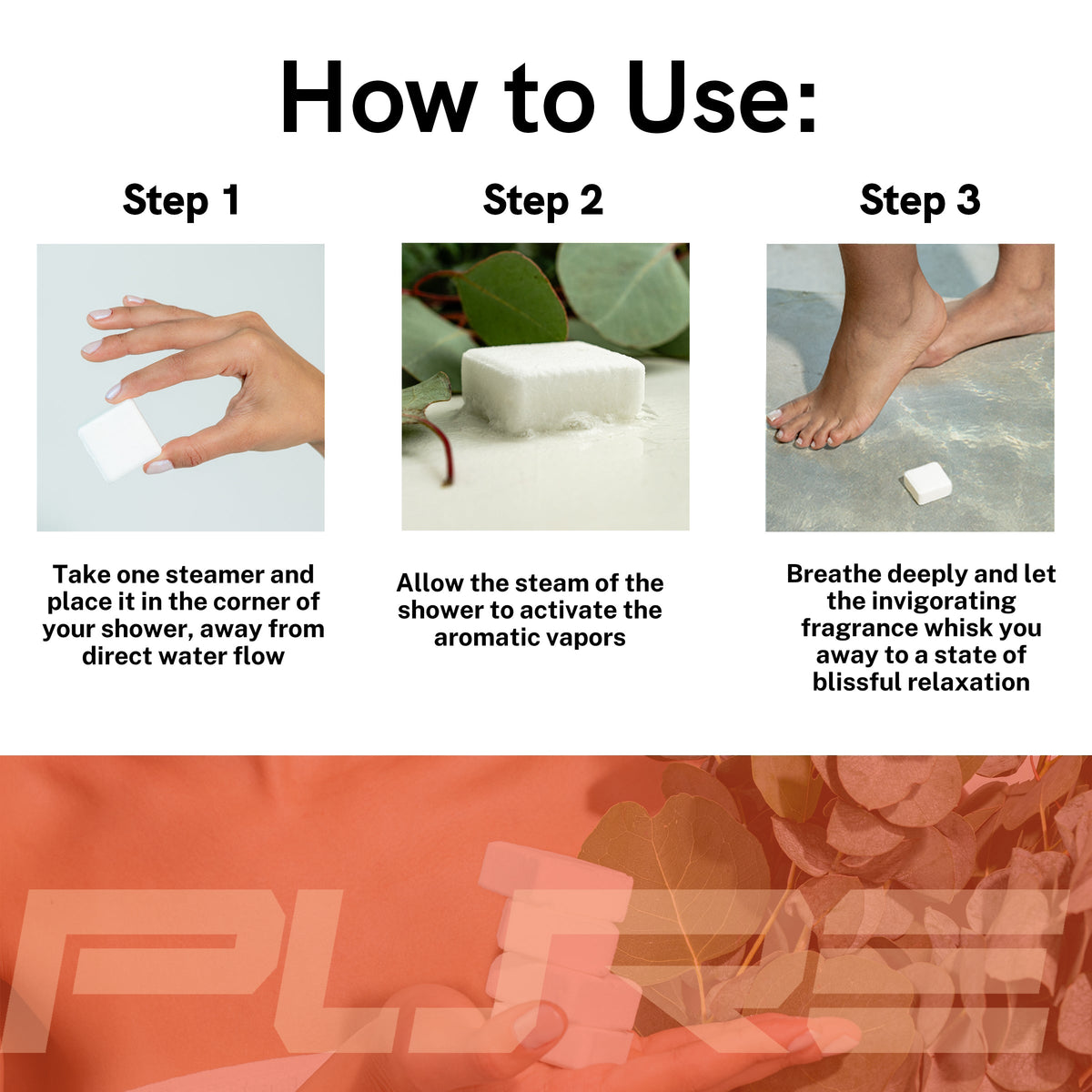 Pure Sport Shower Steamers (12 Tab Pack)