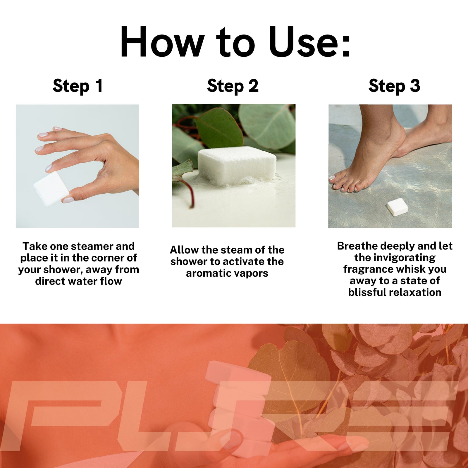 Pure Sport Shower Steamers (12 Tab Pack)