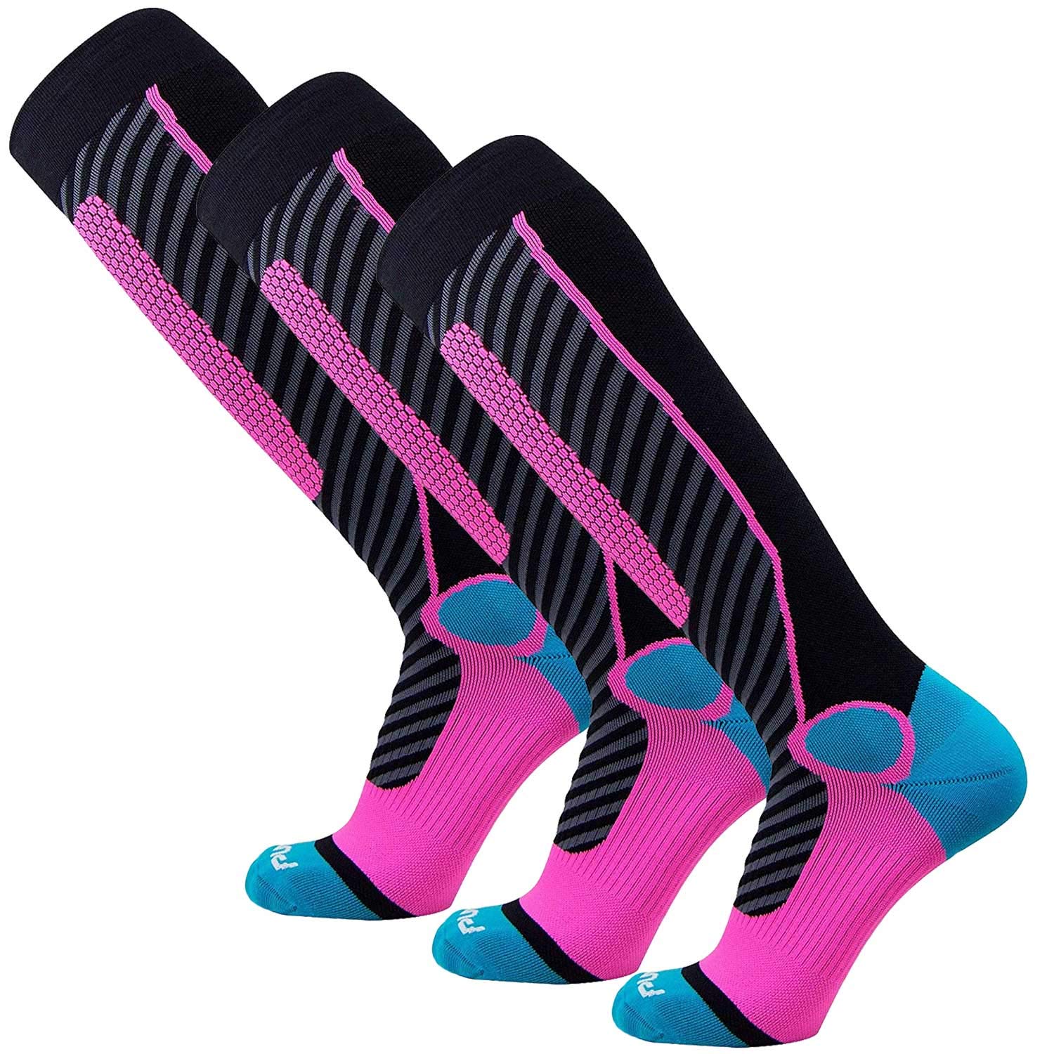 Thermal Striped Ski Socks