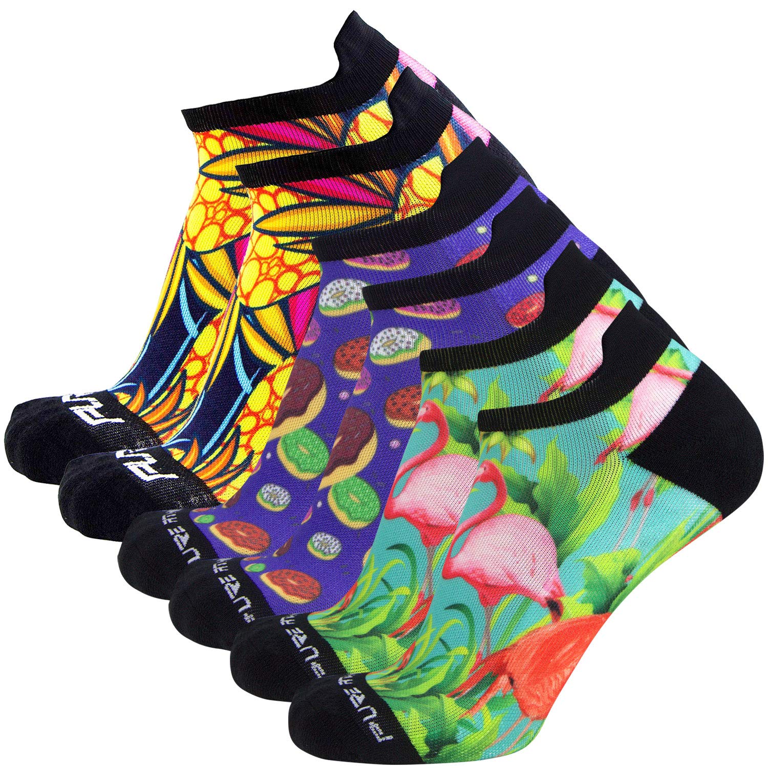 No-Show Colorful Running Socks