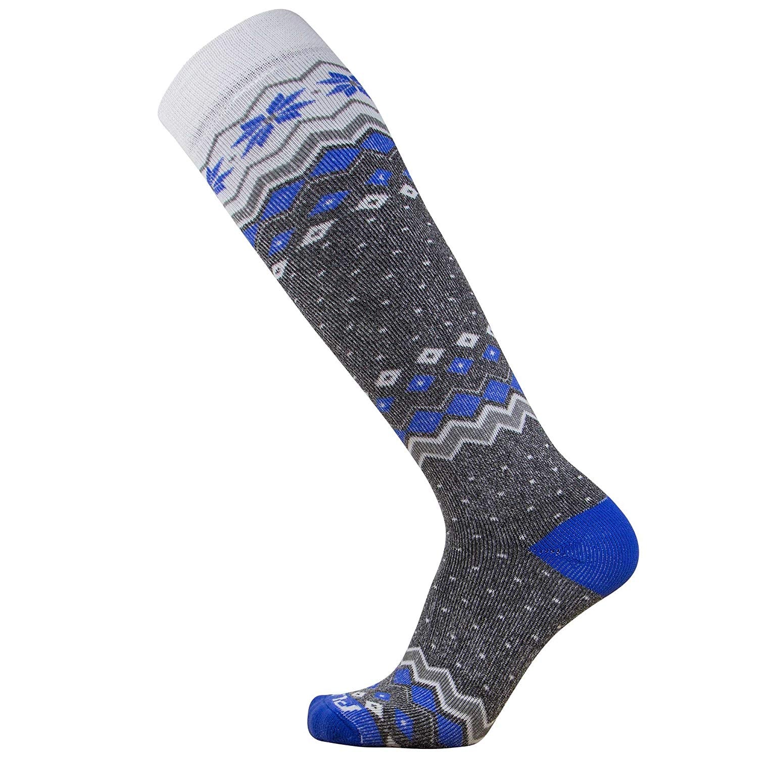 Midweight Snowflake Ski Socks