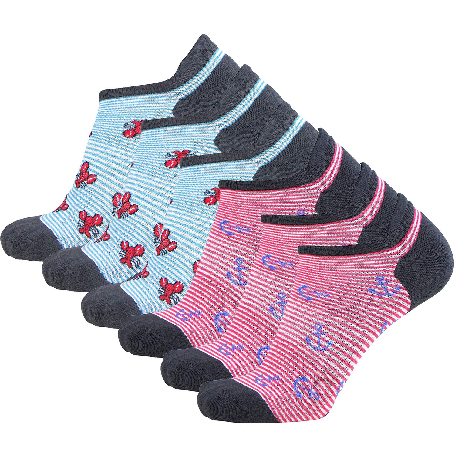 No-Show Colorful Running Socks