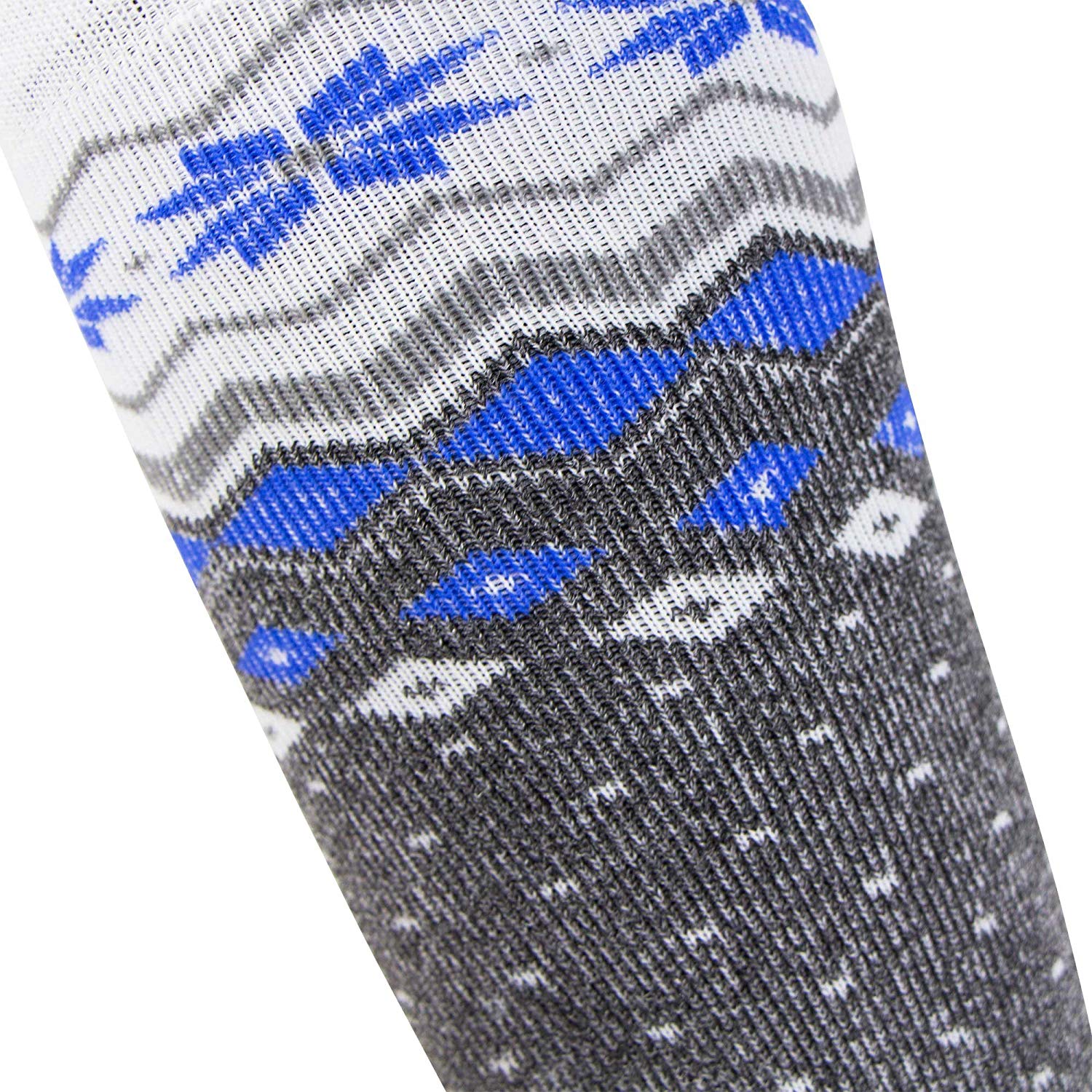 Midweight Snowflake Ski Socks