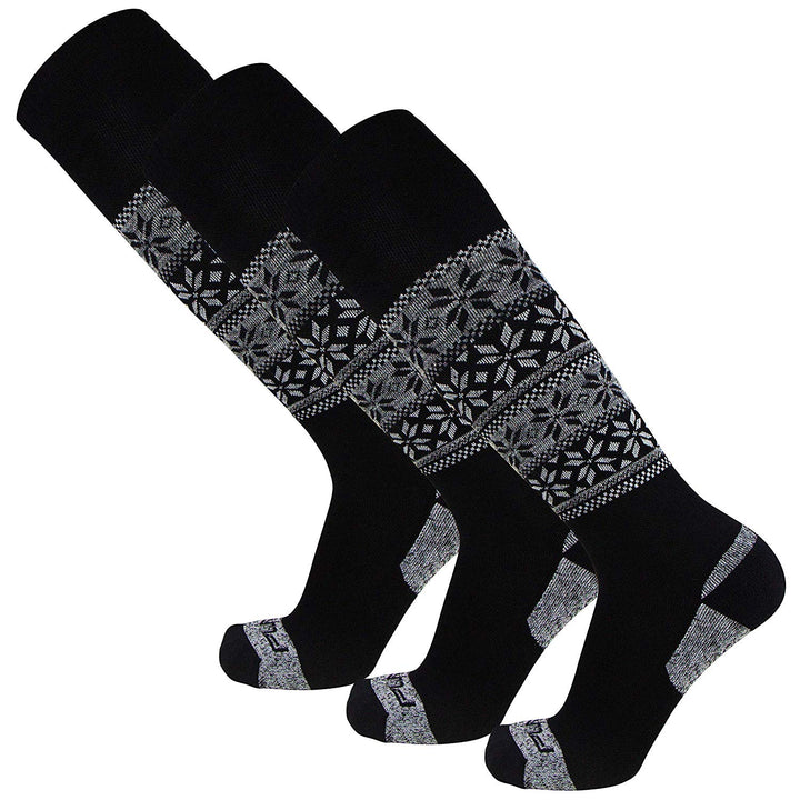 Alpaca Snowflake Ski Socks