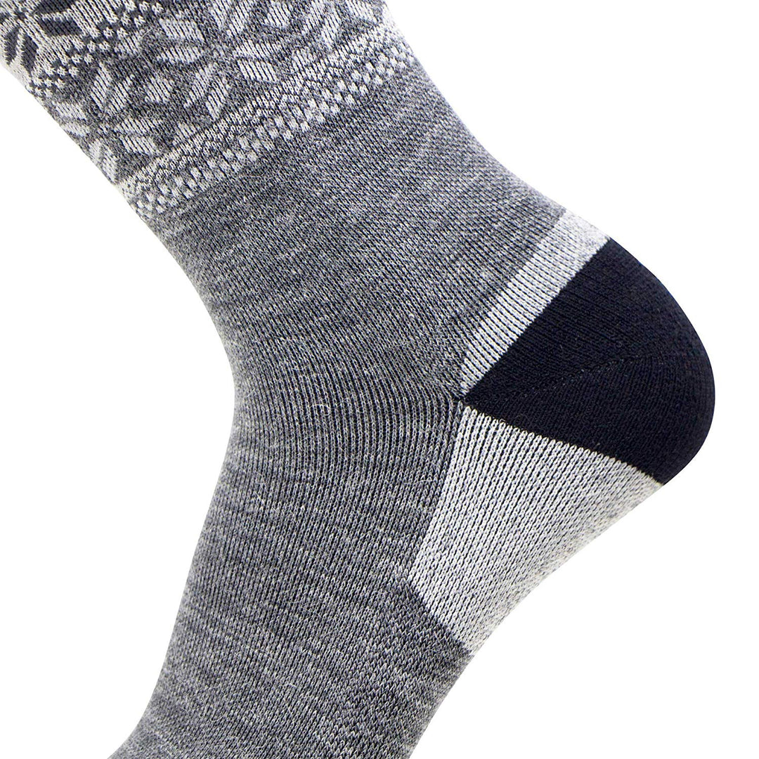 Alpaca Snowflake Ski Socks