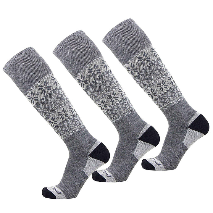 Alpaca Snowflake Ski Socks