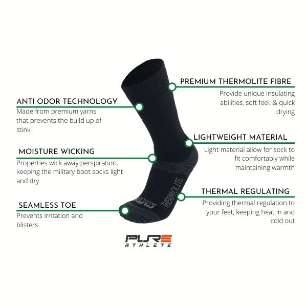 Thermolite Military Boot Socks