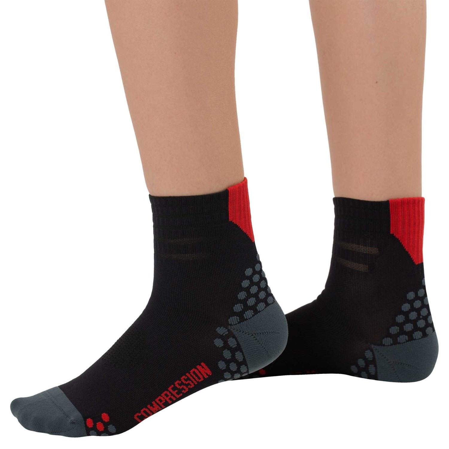 Dotted Ankle Running Socks