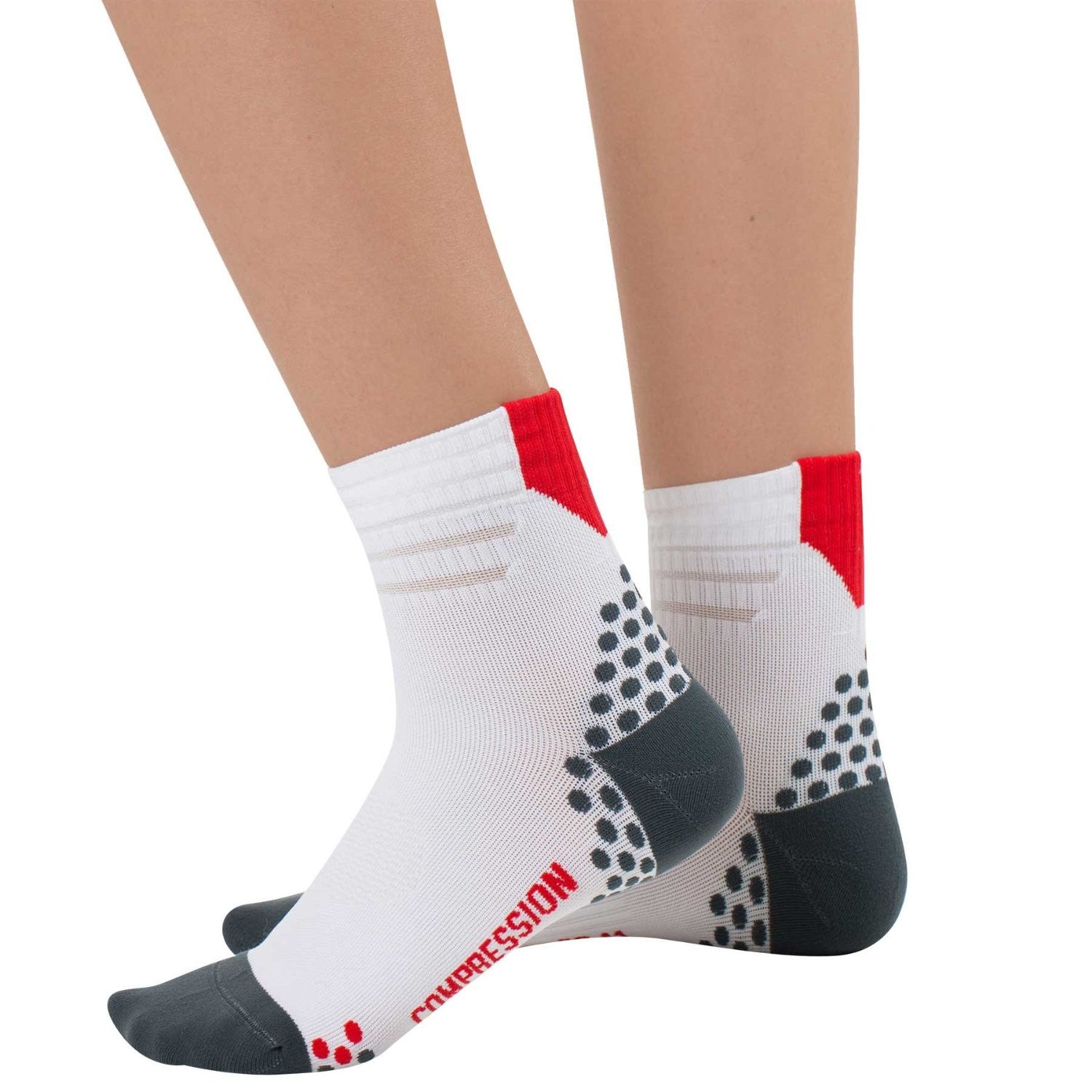 Dotted Ankle Running Socks